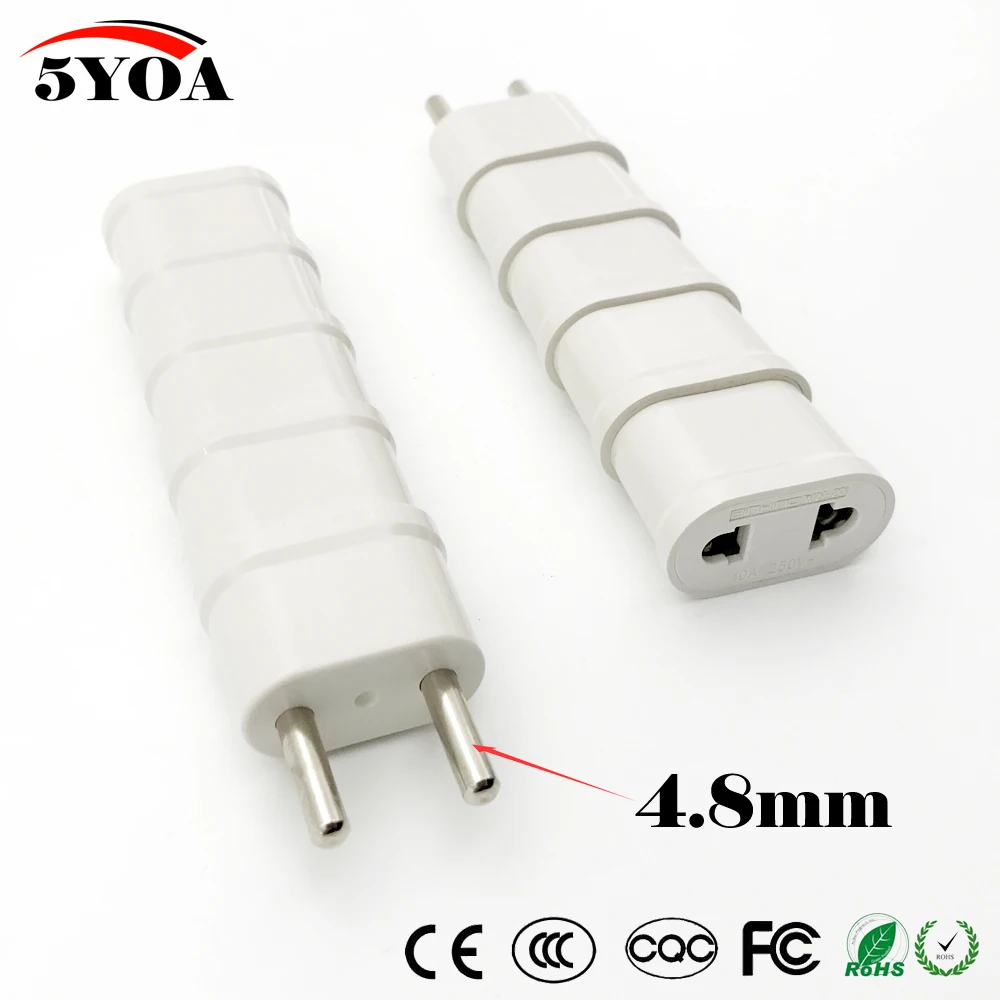2 шт. США в ЕС ЕВРО Европа дорожный адаптер питания зарядное устройство конвертер