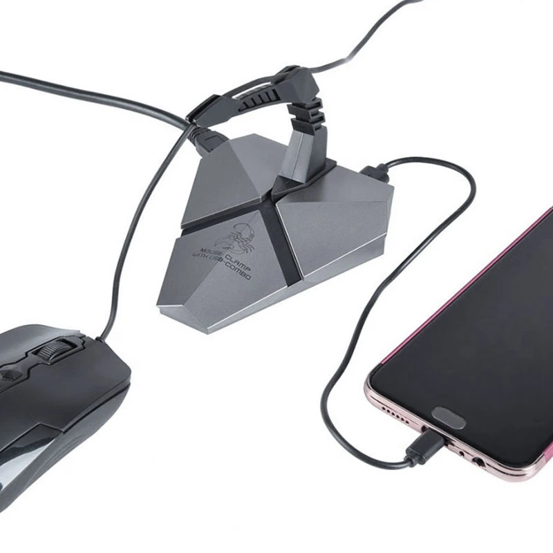 Лидер продаж, 3-Порты и разъёмы Usb 2,0 Мышь Шнур кабель с зажимом sem FIO мини Мышь провод держатель зажим мышь с подсветкой зажим usb-хаб сплиттер кард-ридер м