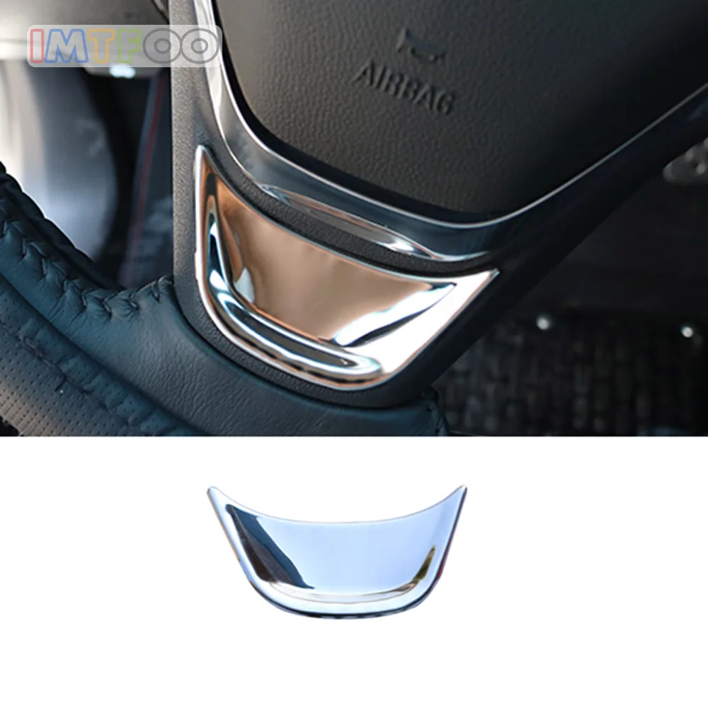 

STEERING WHEEL EMBLEM COVER MOLDING FOR 2017 2018 2019 CHEVROLET MALIBU EQUINOX ACCESSORIES CAR STYLING