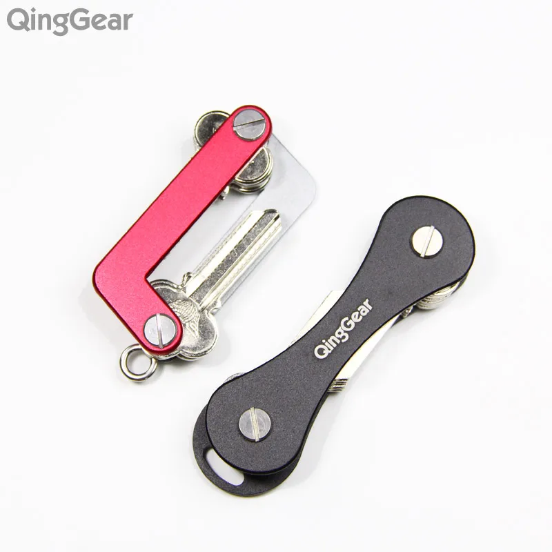 Набор держателей для ключей для влюбленных QingGear Расширенный брелок+ органайзер для ключей зажим для ключей карманный инструмент для ключей Наборы инструментов для путешествий