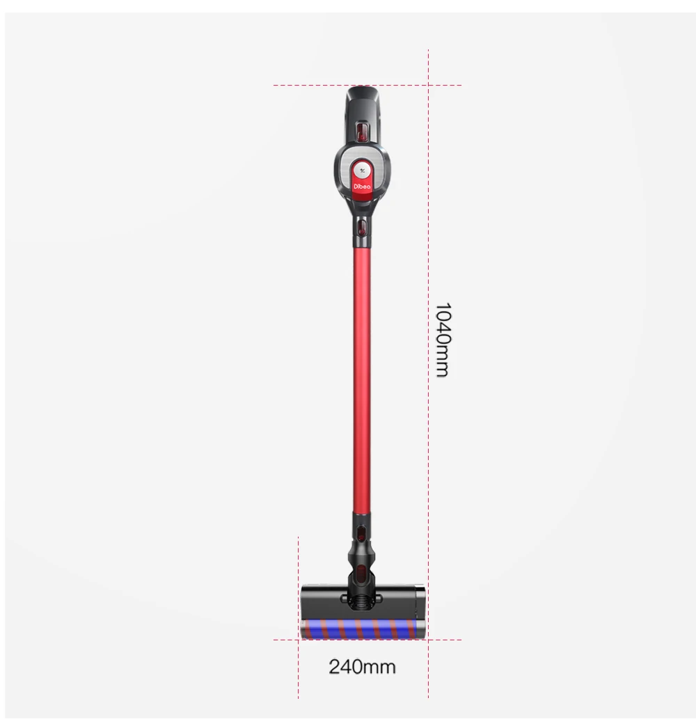 Dibea D008Pro 2-в-1 пылесос ручной Беспроводной сильного всасывания вакуумного пыль Cleaner низкая Шум пылесборника аспиратор