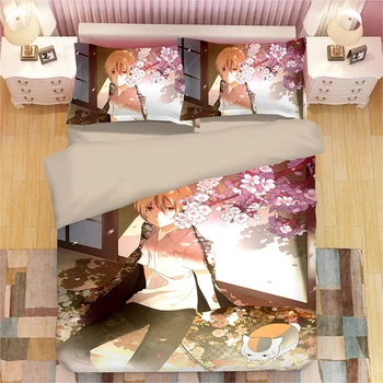 

3D Flowers bedding sets cartoon anime duvet cover sets single double queen king quilt cover cat luxury pillowcase Home textile