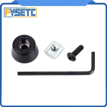 

1 Set Anti-vibration Rubber Landing Mat Feet Antivibration Feet With T Sliding Nut Block Square Nuts For 2020 Aluminum Profile