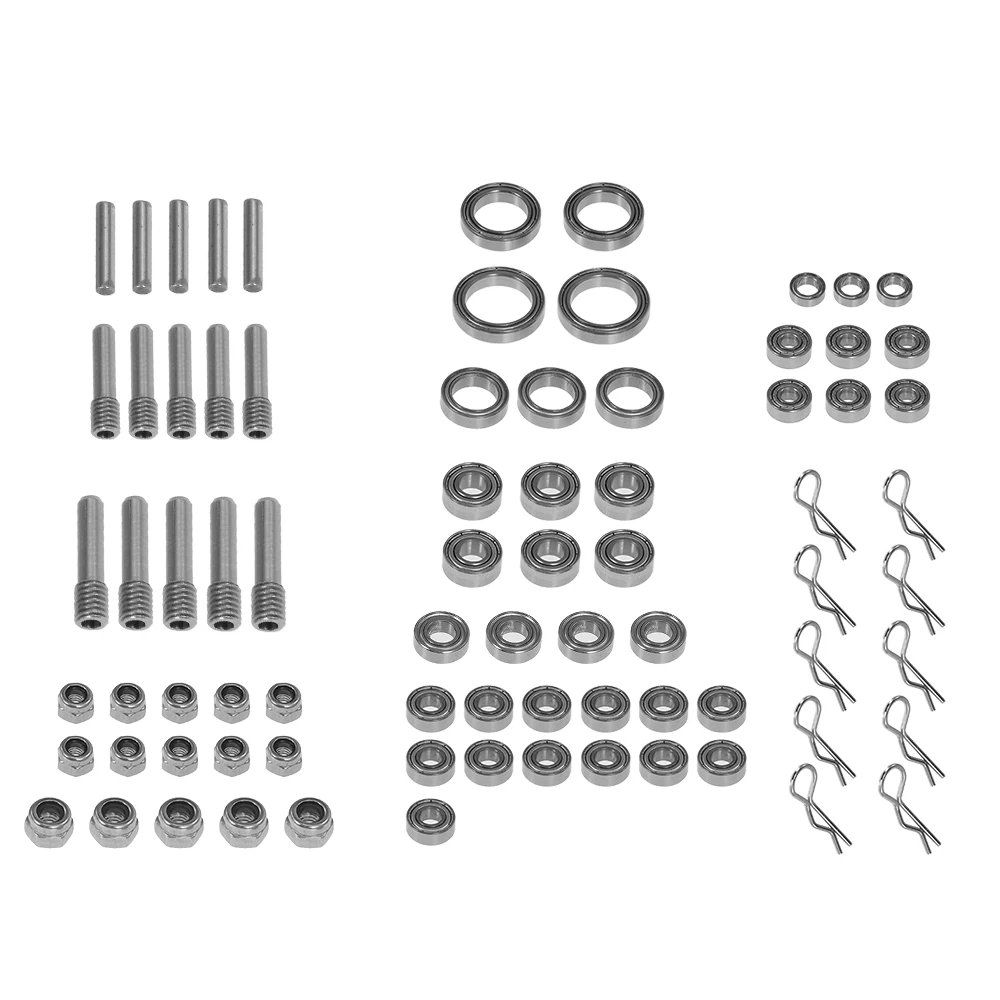 

RC Car Full Bearings Screws Repair Box for 1:10 Traxxas TRX4 RC Crawler Cars