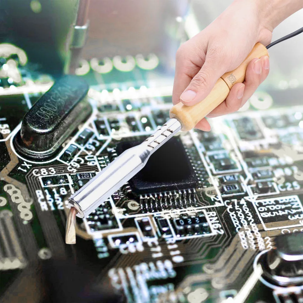 Temperature Electric Soldering Iron Solder Welding Rework Chisel Tip