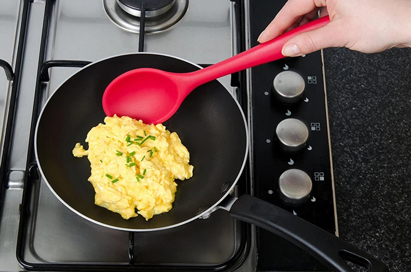 Cooking Utensils Silicone Spoon Kitchen Utensils Food Grade Silicone Cooking Spoon Soup Ladle Non-Stick Silicone Kitchen Tools (12)