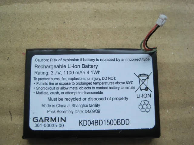 

930mAh Li-ion Battery for Garmin Edge 800 EDGE 810 361-00035-00 garmin navi2575