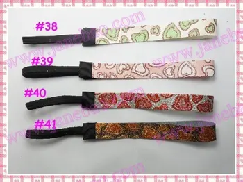 

free shipping mix 40pcs 3/4'' Glitter headbands for girl softball headbands popular sparkle Headbands with 40pcs pp bag