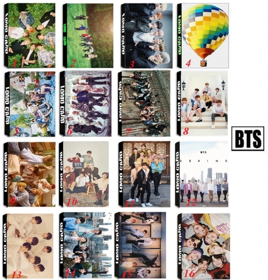 

30Pcs/set KPOP BTS Bangtan Boys Team WINGS Answer Album 15 Design Photo Card PVC s Self Made LOMO Photocard