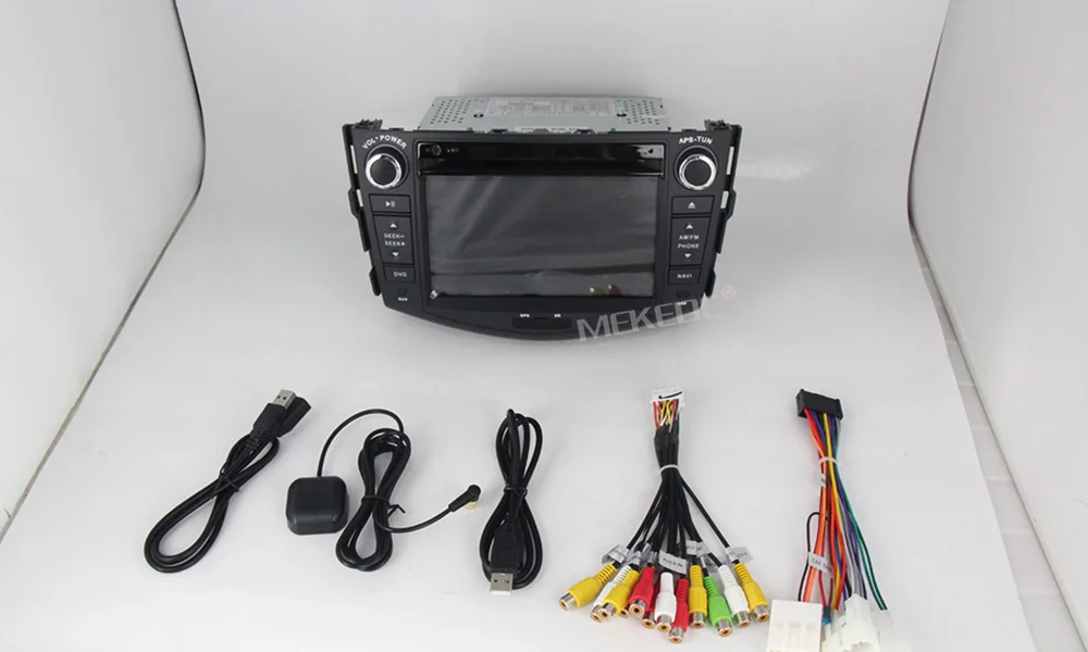 Best Mekede Car Multimedia Player Android 9.1 GPS 2 Din car dvd player for Toyota RAV4 2007 2008 2009 2010 2011 wifi bluetooth radio 8