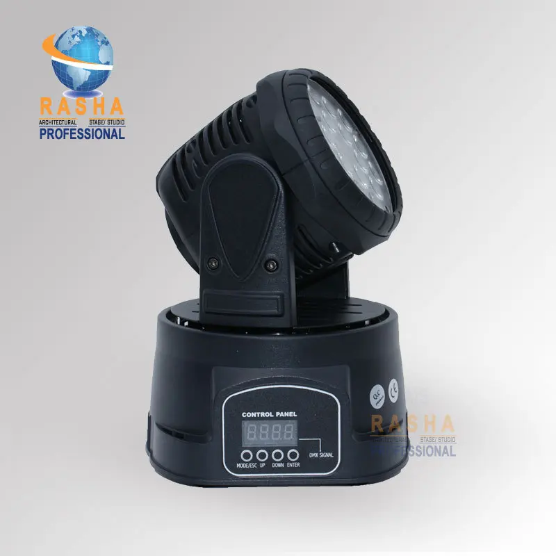 

1X Lot China Supplier Lowest Price High Brightness 18*3W RGB Mini Moving Head Beam,Moving Head Wash