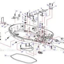 Моторная база крышка компонент для hidea HDF15 4 тактный 15HP