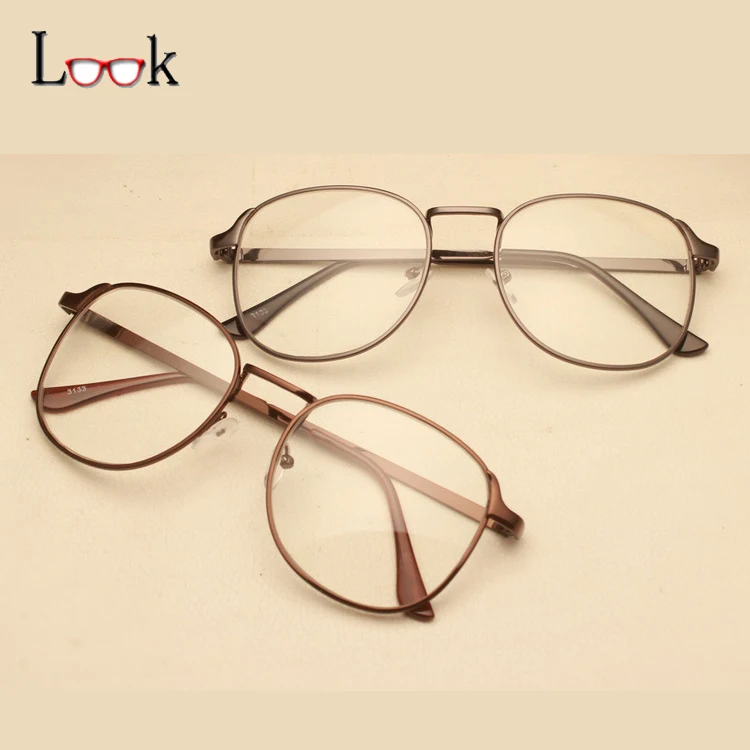 2017 Retro Square Metal Glasses Frame Optical Eye Glasses Frames For