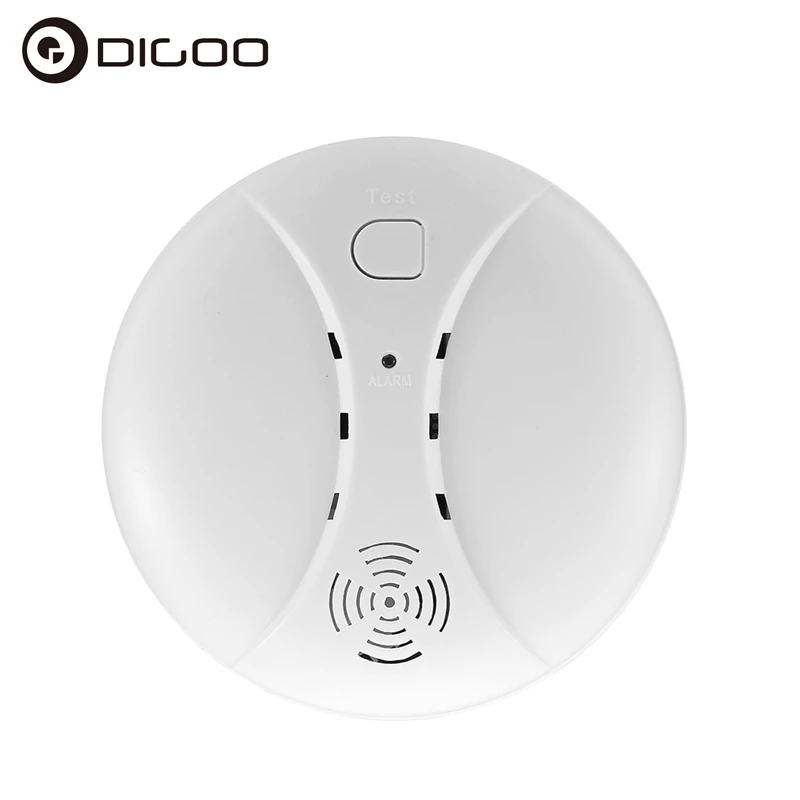 

Digoo DG-HOSA Smart 433MHz Wireless Smoke Detector Fi re Alarm Sensor for Home Automation Systems Two Grade Support APP Control