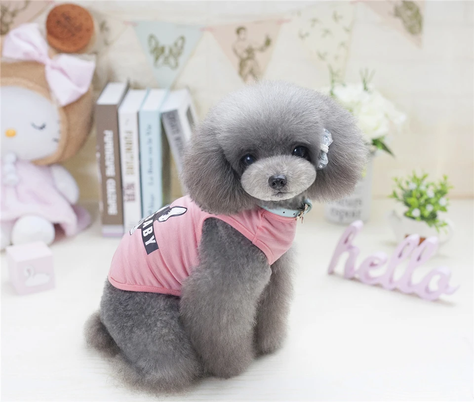 Dog Clothes Summer Clothing for Dogs Chihuahua Pet Clothes Cat S M L XL XXL Dogs Pets Clothing Animal Print 4 colors (13)