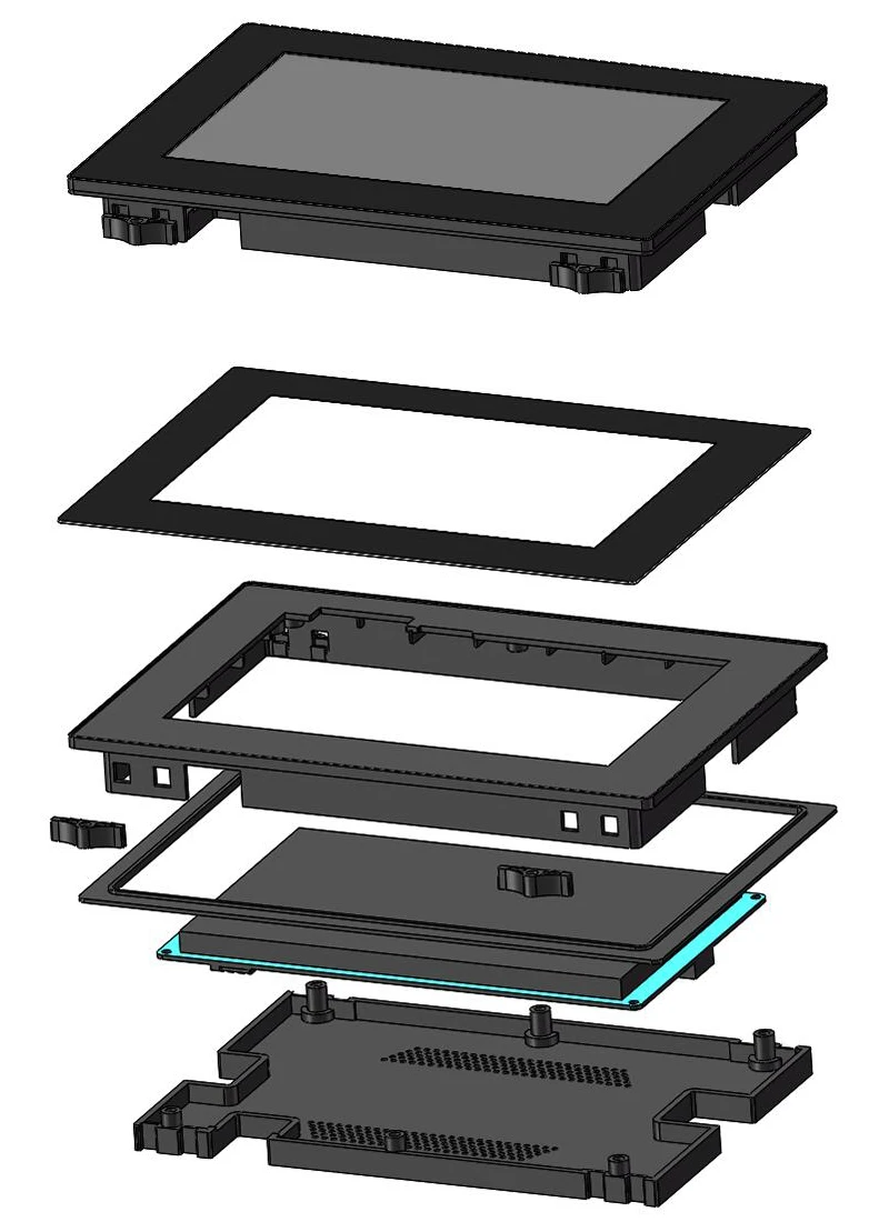 Aihasd 7," Nextion Enhanced HMI умный USART UART серийный TFT ЖК-дисплей модуль резистивная сенсорная панель с корпусом