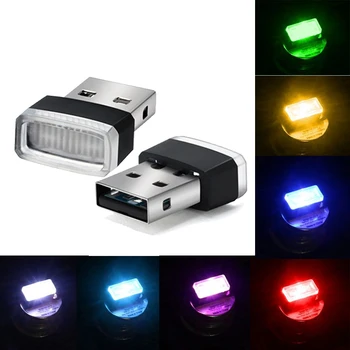 

Car USB LED Atmosphere Lights Decorative Lamp For VW Polo Golf 4 5 6 7 T5 T4 Passat B6 B5 B5.5 Beetle Caddy Tiguan Sharan Jetta