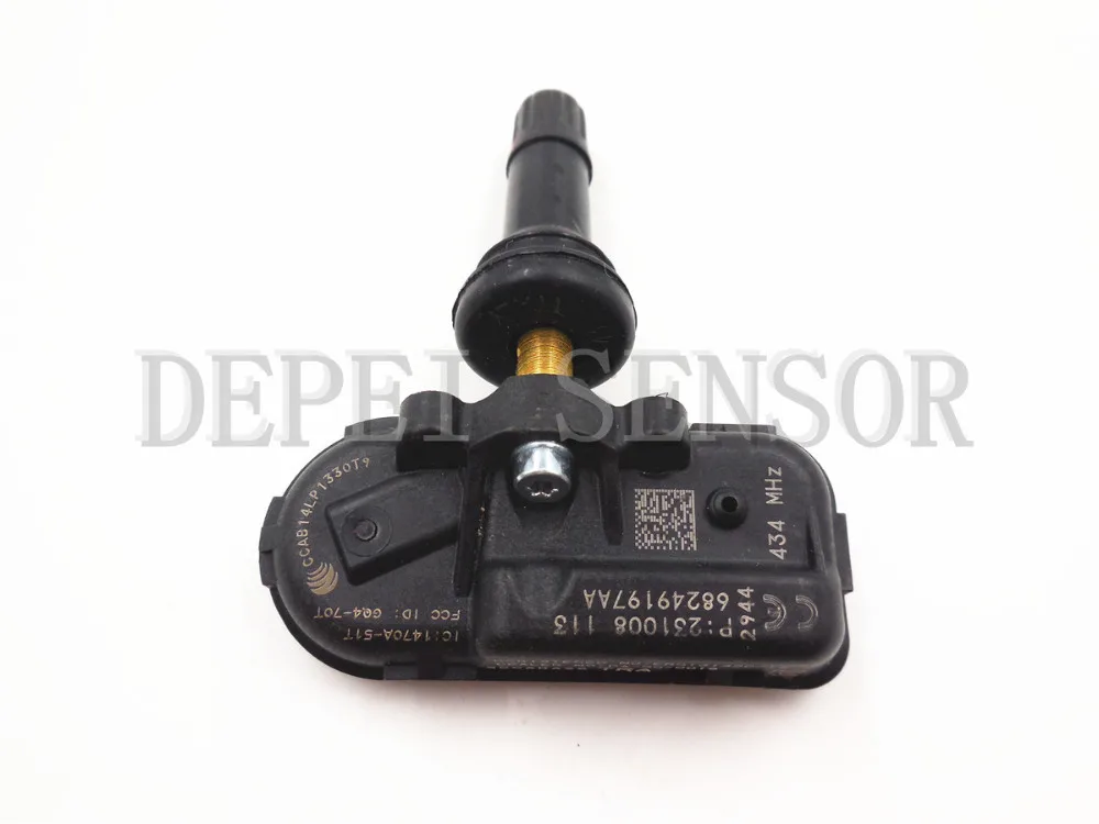DPQPOKHYY (x1)Tire Pressure Monitor Sensors for Ram 1500 3500 Jeep Cherokee 68249197AA 434MHZ