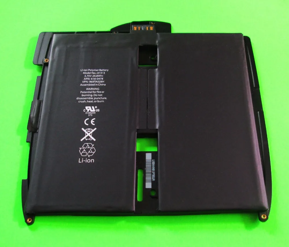 24.8Whr Genuine Original A1337 Battery For Apple iPad 1 Battery iPad