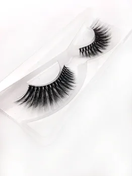 

Mink Lashes 3D Mink Eyelashes Invisible Band Natural Black Mink False Eyelash Full Strip cilios Reusable y07