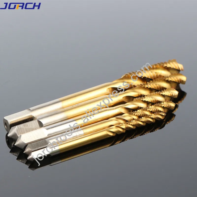 

Newest 5PCS/Set HSS Hand Tap M3 M4 M5 M6 M8 Tap & Die Machine Spiral Point Straight Fluted Screw Thread Metric Plug Hand Tools