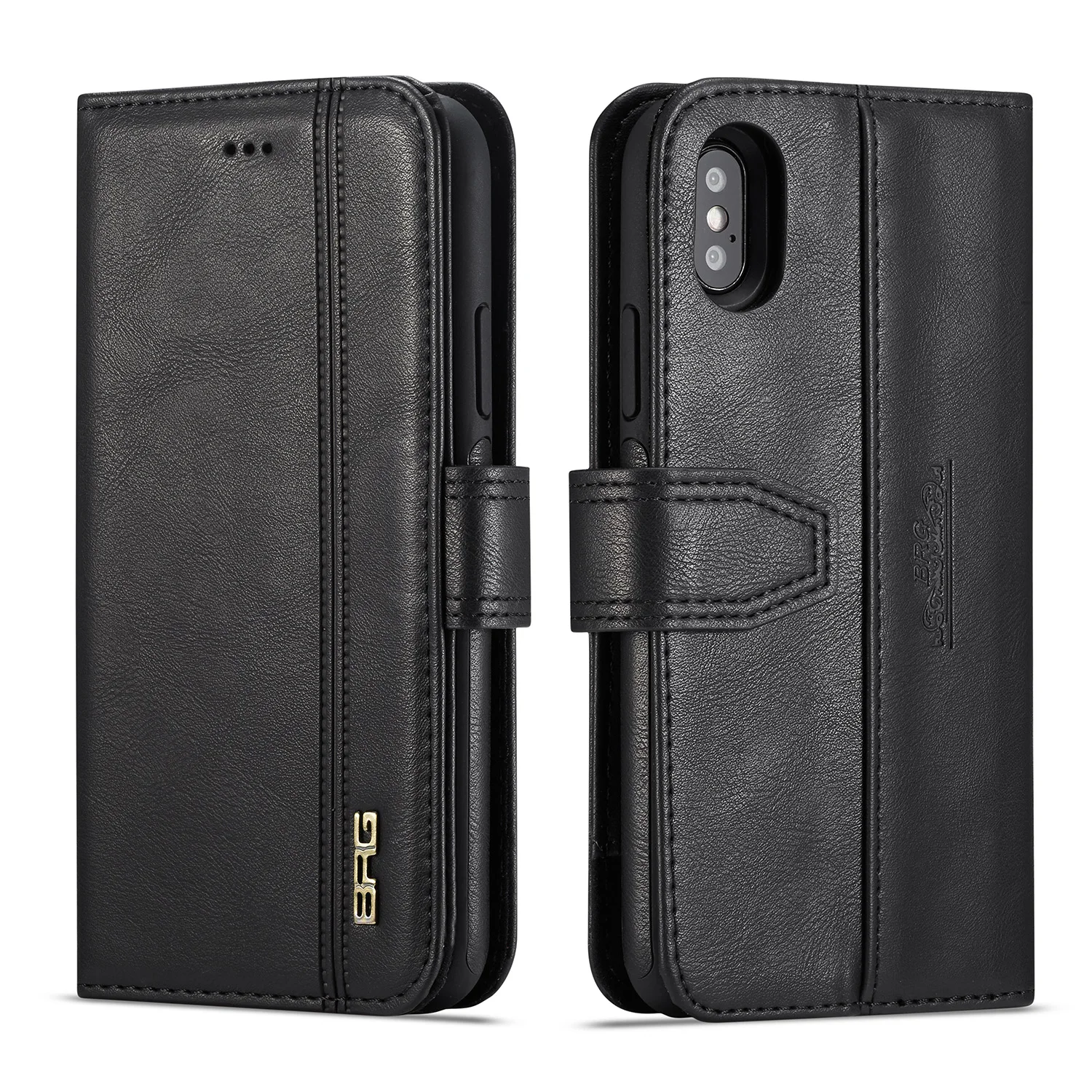 

New detachable bracket function leather pattern two-in-one card wallet phone case for mac