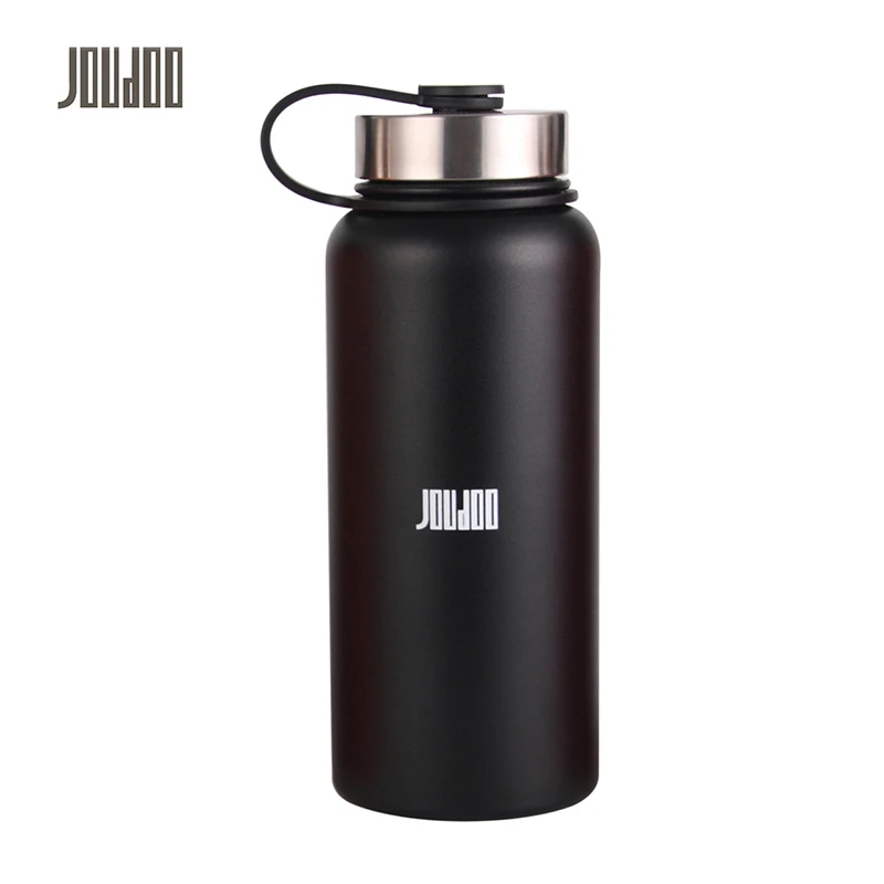 

JOUDOO 1000ML 34OZ Insulated Wide Mouth Drinking Bottles Double Walled Vacuum Stainless Steel Sports Water Bottles 35