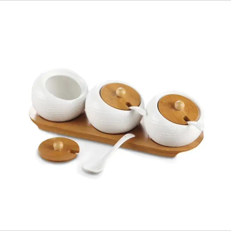

Kitchen Seasoning Bottle Jar Set Salt Spice Box Pepper box storage bottles jars