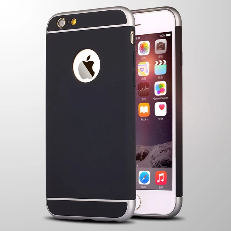 Чехол для iphone 6 6s Plus 5s 5 SE роскошные жесткие армированные чехлы на заднюю панель Apple
