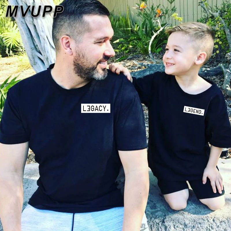 Legend and legacy ropa a juego para madre e hija, ropa de familiar, camiseta para mamá, yo, Hermana Mayor|Trajes iguales de familia| - AliExpress
