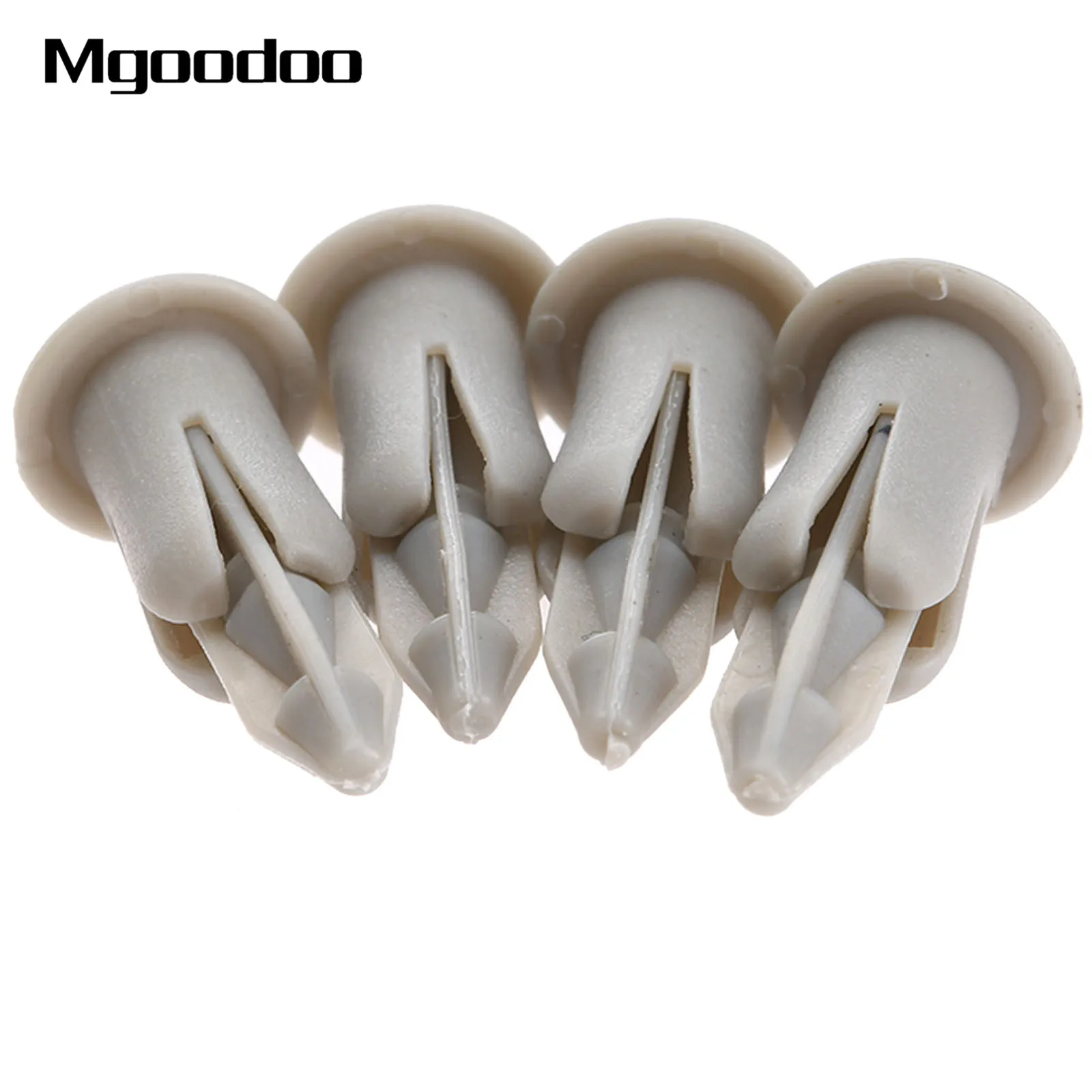 

50Pcs 6.3mm Hole Auto Fastener Push Type Shield Retainers Plastic Rivets Clips For Toyota Suzuki Car Bumper Fender Door Clips