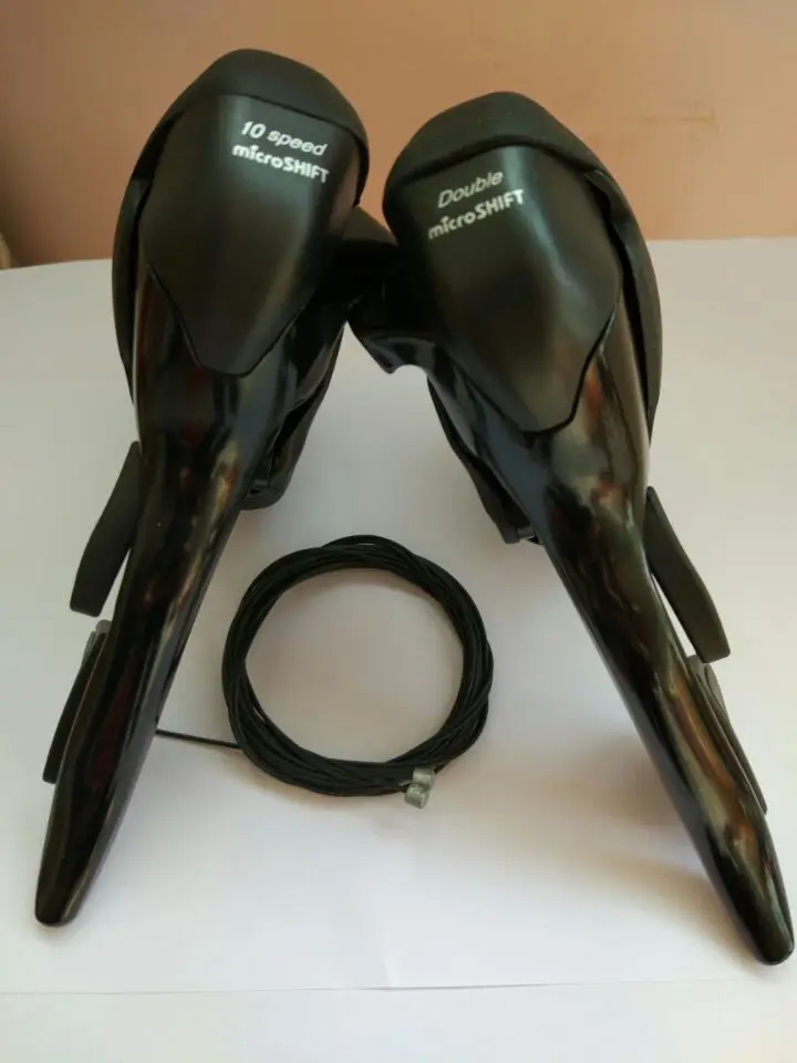 

Original microSHIFT Road Set Dual control Lever 2X10S Derailleur Group Shifters Inner Route Cable bicycle derailleur free ship