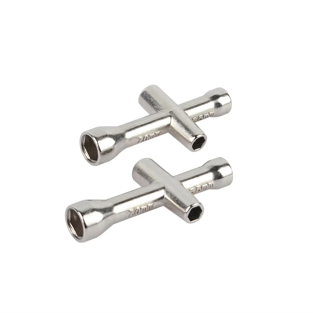 

2pcs 80132 Cross Wrenches Maintenance Tool Small Sleeve HEX For RC Model Car