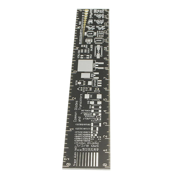 1 шт. 15 см Duinopeak PCB линейка измерительный инструмент резистор микросхема