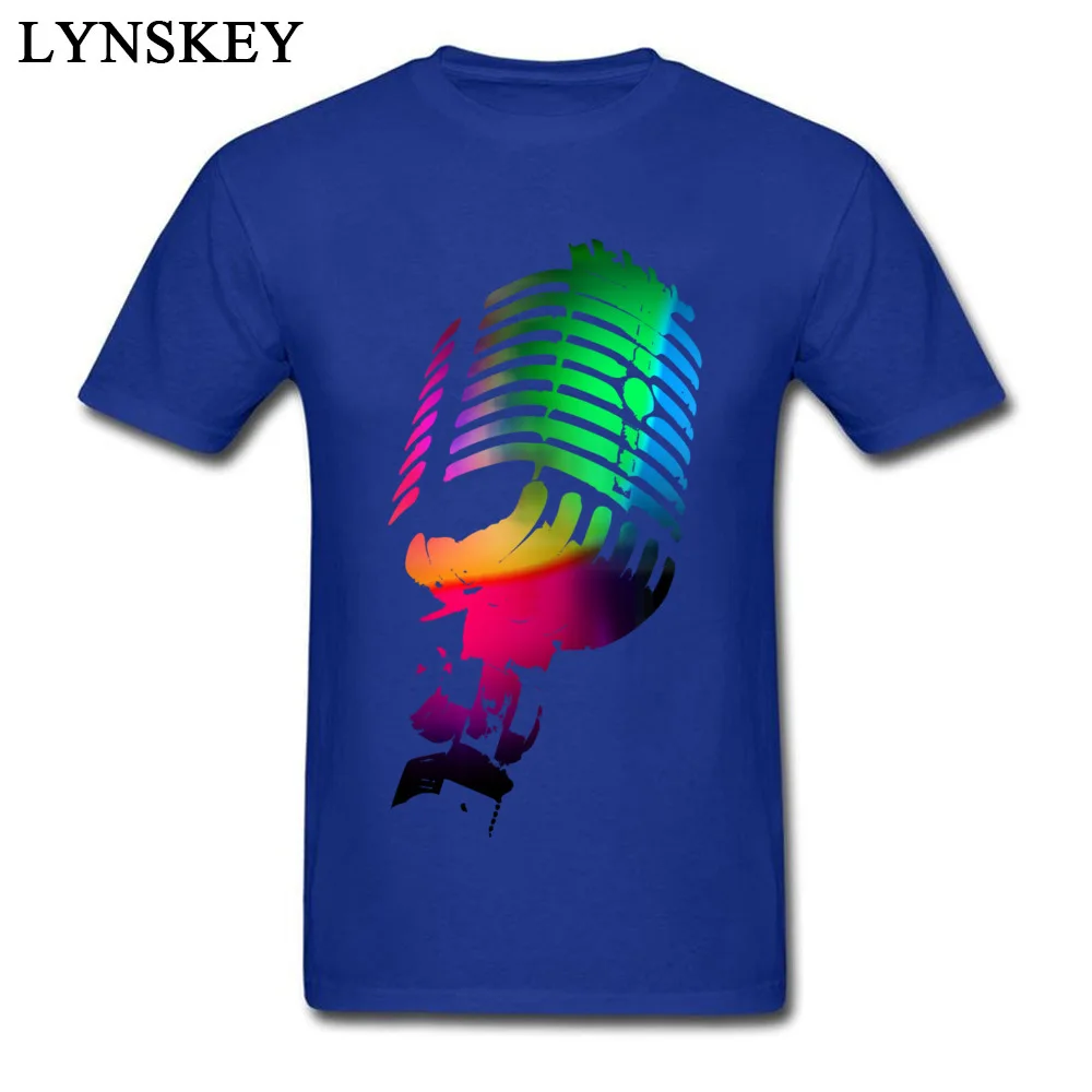 O Neck 100% Cotton Male T-shirts Casual Short Sleeve Tops Tees 2017 Newest Street Tee Shirt The Neon Microphone Top Quality The Neon Microphone blue