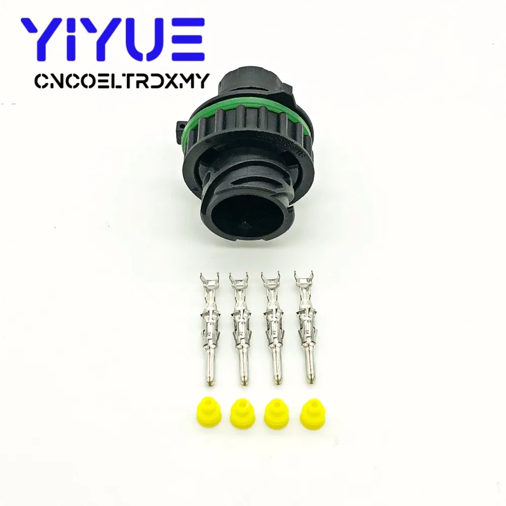 1 sets 4 pin 2.5MM Male tyco round HOWO A7 odometer speed sensor plug sealed auto connector 1-967402-1 amp965687