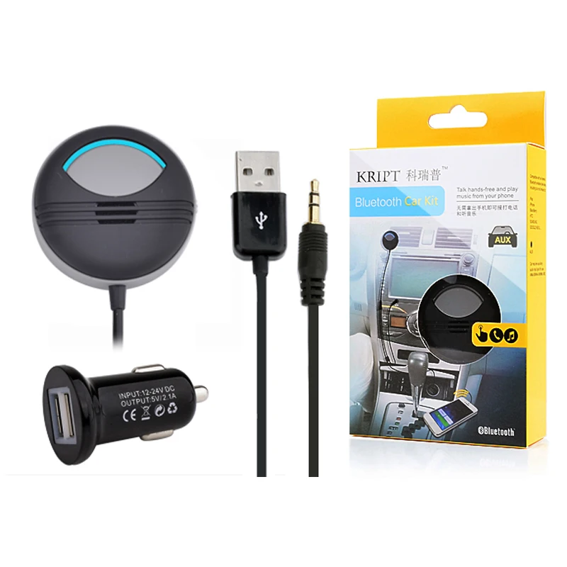 Bluetooth Car Kit Car Handsfree on Air Vent with Noise Cancelling KRIPT