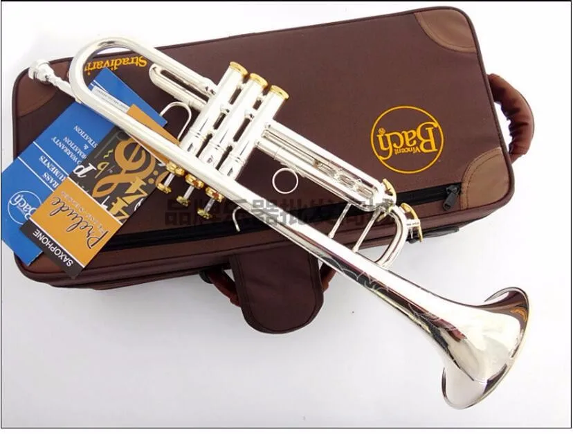Customized Type Silver Plated Bb Trumpet the Small Bach TR 197GS