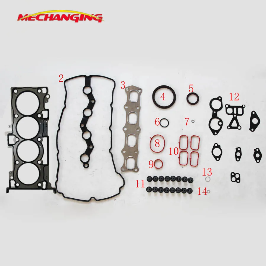 

4B12 FOR MITSUBISHI OUTLANDER II 2.4 LANCER EX CY5A Engine Rebuild Kits Engine Parts Full Set Engine Gasket 1000A523 50304900