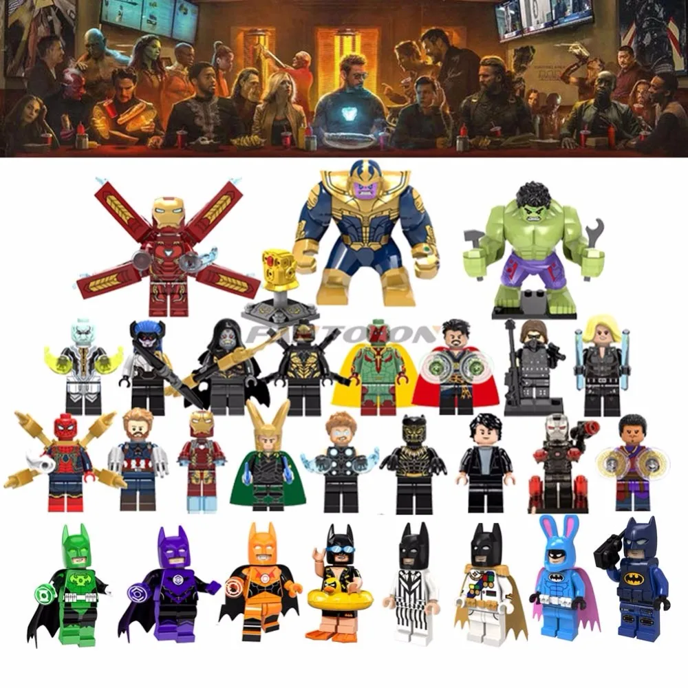 Super Hero Figure Marvel Avengers Loki Building Toys Infinity War 