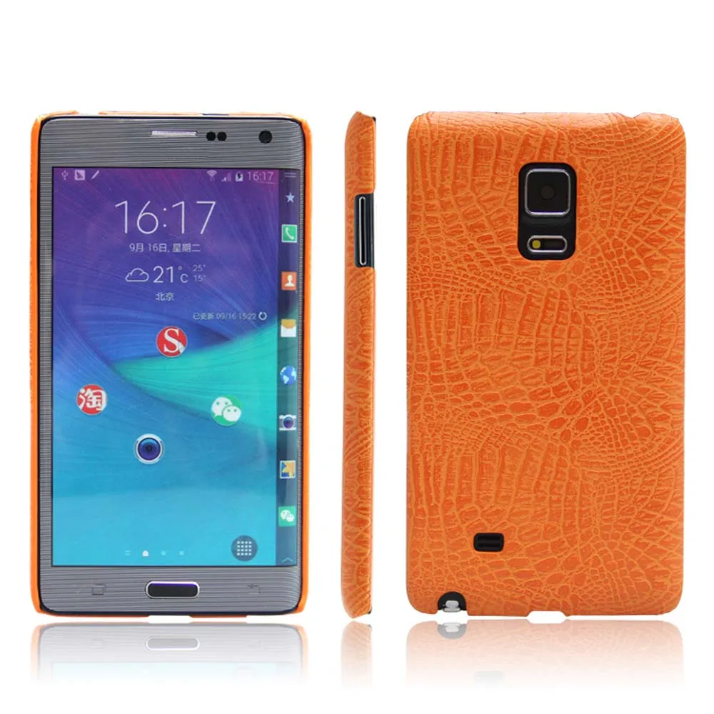 

Phone Shell For Samsung Galaxy Note Edge N9150 Fashion Crocodile Pattern PU leather Phone Accessories Cover For Galaxy Note Edge