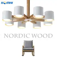 chandelier ceiling modern pendant ceiling lamps nordic wooden chandelier for living room dining room e27 110v 220v led lighting