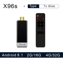 Smart 4K Android 8.1 TV Box X96S Amlogic S905Y2 DDR4 4GB 32GB X96 Mini PC TV Stick 5G WiFi Bluetooth 4.2 TV Dongle Media Player