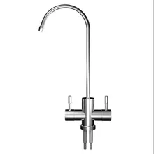 Прямой кран для питьевой воды из 304 нержавеющей стали, не содержит свинца, кухонный кран для питьевой воды, фильтр для очистки системы, такой как обратный осмос