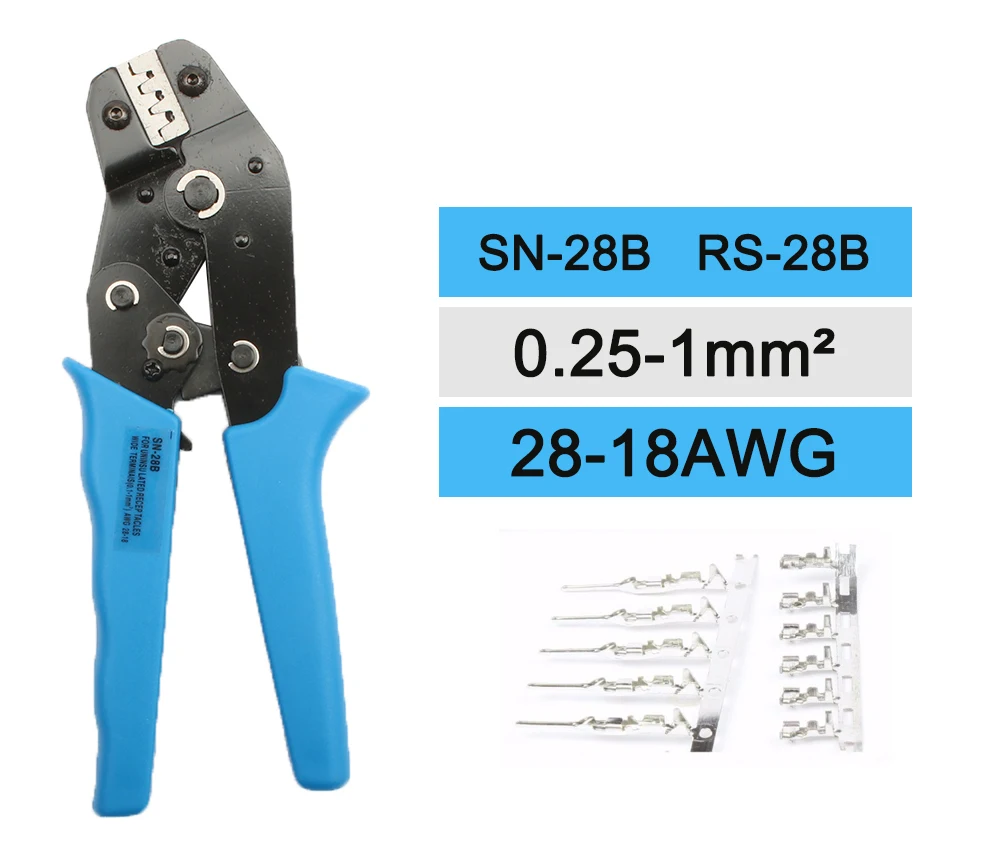 SN 48B MINI EUROP СТИЛЬ обжимной инструмент опрессовка плоскогубцы 0.5 1.5mm2