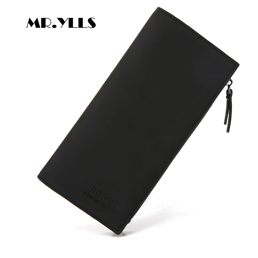 MR.YLLS New PU Wallet Men Wallets Brand Card Holder Long Purses 2018