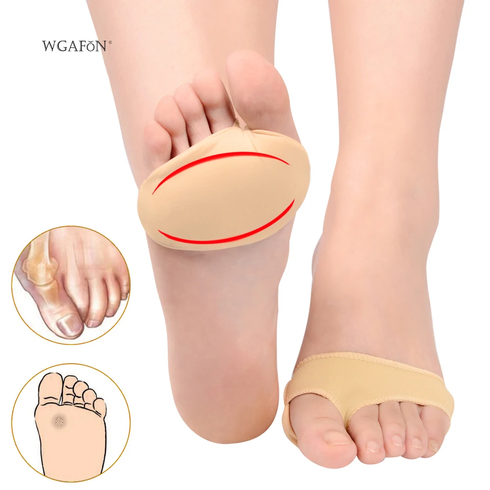 WGAFON 1 пара Forefoot площадку для Hallux вальгусной силиконовые обувные стельки стопы боль выпрямитель большого пальца носки девочек