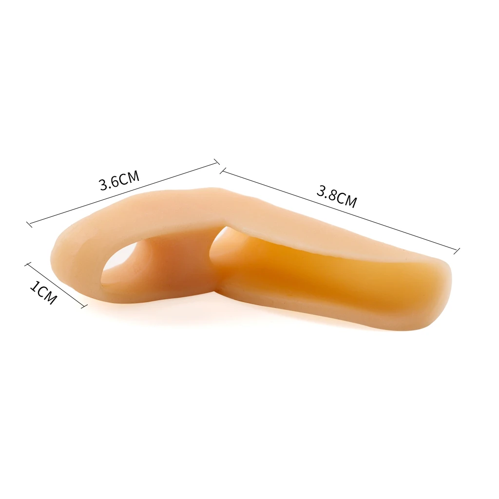 1 Pair Gel Little/Pinky Toe Straightener Separators Bunion Corrector Skin Feet Care Foot Pain Easese