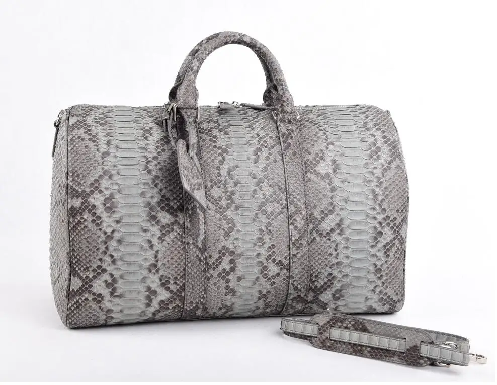 

Accept private label Custom logo wholesale drop shipping genuine leather python bag leather female bag women handbag shoulderbag
