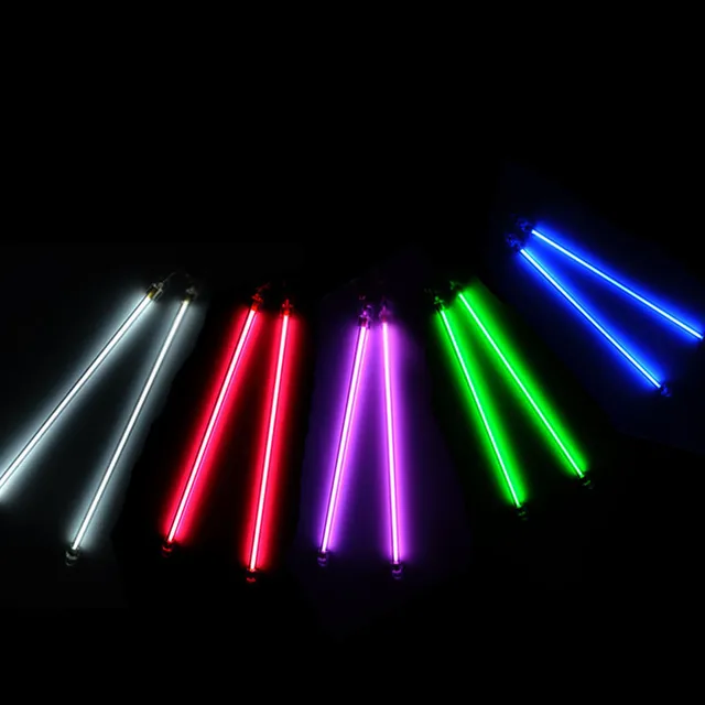 EE support 2Pcs 12" Auto Undercar Interior Exterior Neon Tube 12V Car
